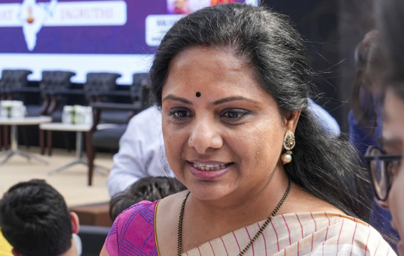 BRS MLC K Kavitha Alleges Conspiracy to Merge Party with BJP, Claims Internal Sabotage